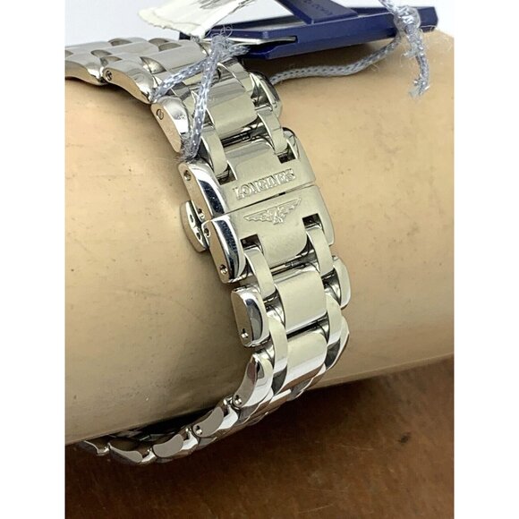 Longines Women's Watch L81124716 PrimaLuna Swiss Quartz Silver Roman Dial 30mm - Picture 10 of 14